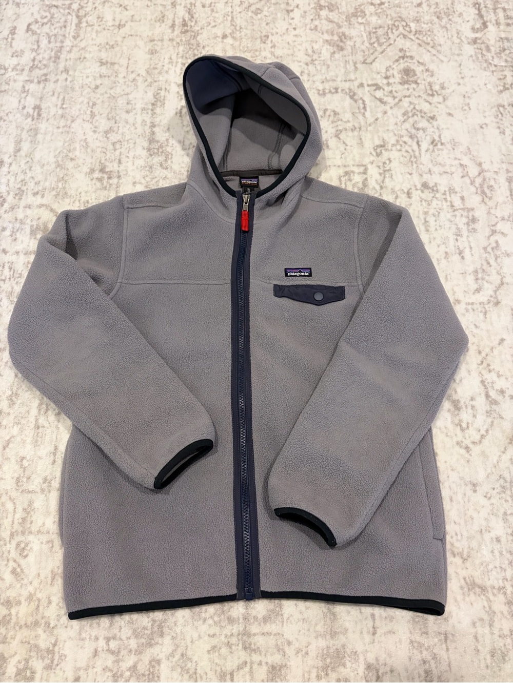 Patagonia Boys XL/14 Lightweight Synchilla Snap-T Hoody